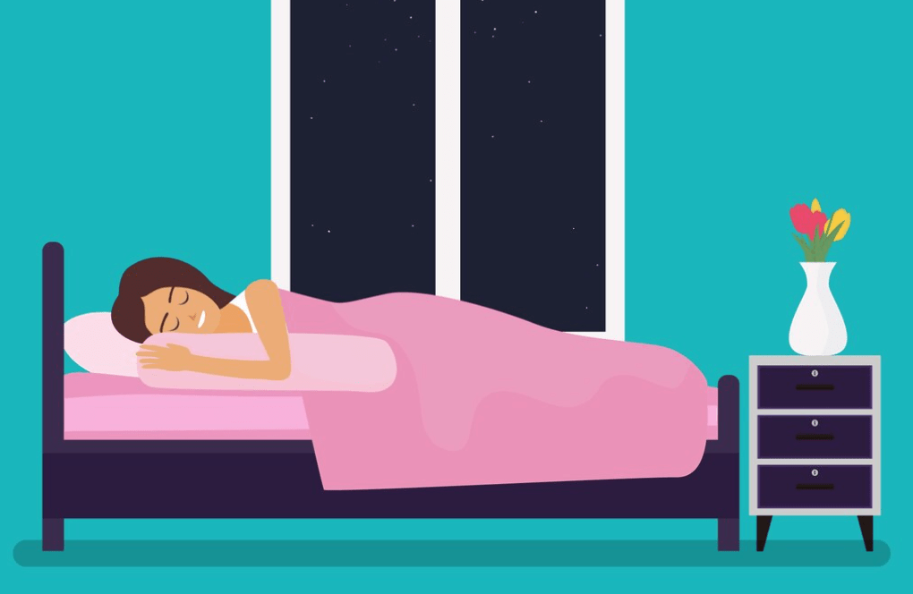 Sleeping in fetal position to reduce carpal tunnel syndrome pain